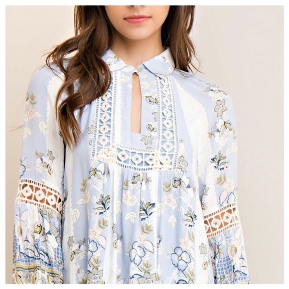 Entro Kayleigh Multi Print Tunic Dress - Picture 4 of 8